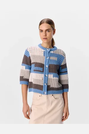 Object – Strickjacke in Cloud Dancer