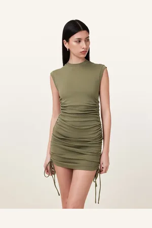 AllSaints – Sonny – Kleid in Meerjungfrauengrün