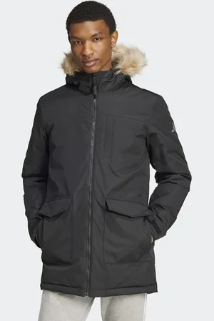 adidas – Paveric – Parka in mit Kunstpelz