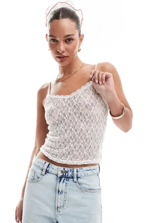 ONLY – Camisole-Oberteil aus Spitze in