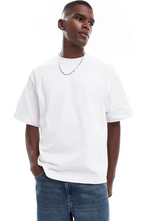 Pull&Bear – Gepeachtes Boxy Fit T-Shirt in