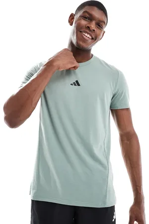 adidas Adidas Training – D4T – T-Shirt in Silbergrün