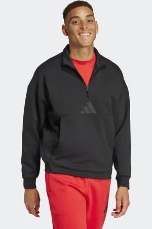 adidas – Adidas Z.N.E. – Sweatshirt in mit kurzem Reißverschluss