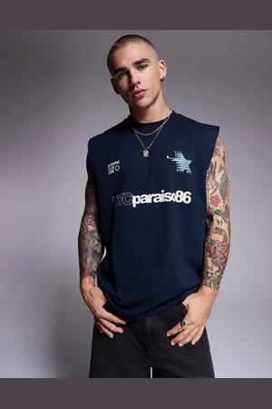 ASOS – Oversize-Tanktop in mit Sport-Print