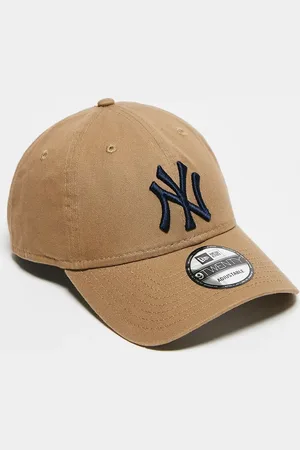 New Era – NY Yankees 9Twenty – Baseballkappe in Beige aus gewaschener Baumwolle