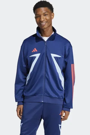 adidas – House of Tiro Nations – Trainingsoberteil in Dunkelblau, Glow Blue und Semi L