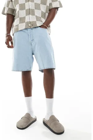JACK & JONES – Tony – Locker geschnittene Jeansshorts in Mittelblau