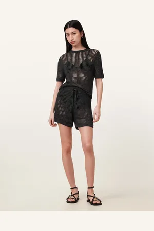 AllSaints – Paloma – Shorts in Anthrazit