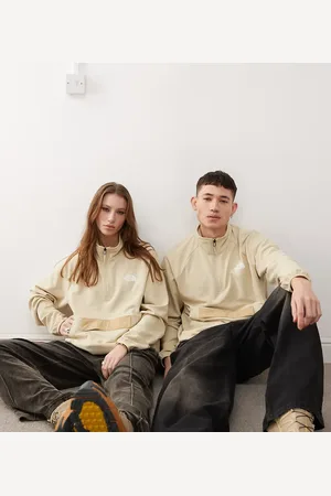 The North Face – Kecha – Verstaubarer Anorak in Wollweiß mit kurzem Reißverschluss, exklusiv bei ASOS