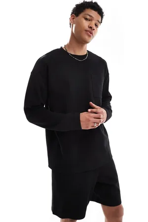 New Look – Langärmliges, geripptes Shirt in , Kombiteil