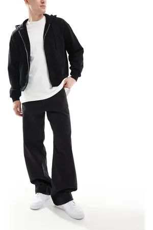 G-Star – Type 96 –Weite Jeans in schwarzer Waschung