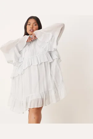 ASOS ASOS DESIGN Curve – Minikleid in mit Rüschen