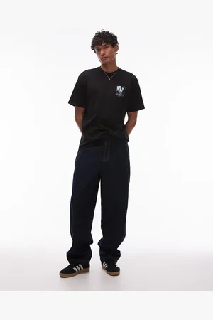 Dickies – Madison – Denim-Jeans in lockerer Passform in Rinsed Indigoblau