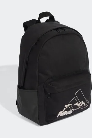 adidas – Classic – Rucksack in / Wollweiß mit Blumen-Motiv