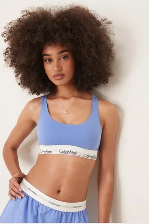Calvin Klein – Modern Cotton – Bustier in Kornblumenblau