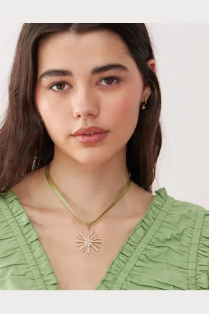 Reclaimed – Halsband in mit Sonnenanhänger