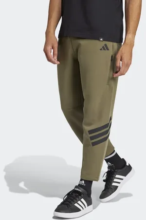 adidas – Future Icons – Hose mit Tasche in Olive Strata mit den 3 Streifen
