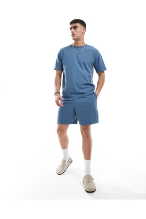 New Look – Jerseyshorts in mit Waffelstruktur, Kombiteil