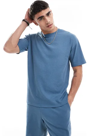 New Look – Oversize-T-Shirt in mit Waffelstruktur, Kombiteil