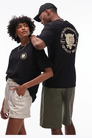 Dickies – T-Shirt in mit Schraubenschlüssel-Tiger-Grafikprint auf der Rückseite