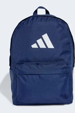 adidas – Classic – Rucksack in Dunkelblau / Weiß mit 3-Balken-Logo