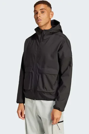 adidas – City Escape – Hochwertige Kapuzenjacke in