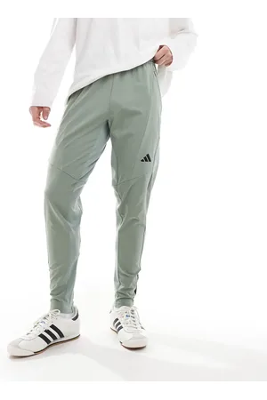 adidas Adidas Training – Designed for Training – Hybrid-Hose in Silbergrün