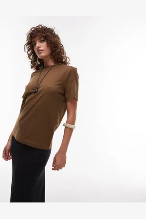 ARKET – T-Shirt in Mokkabraun