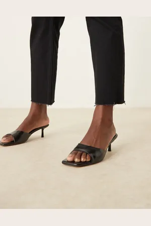ASOS – Hyped – Mules in mit Pfennigabsatz