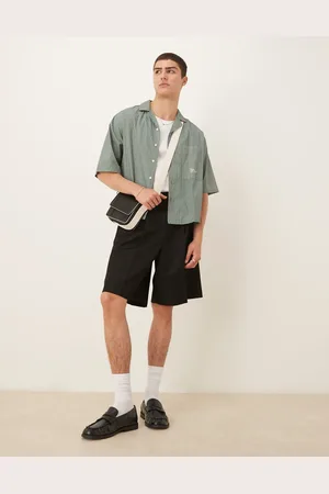 ASOS – Elegante Shorts in mit weitem Bein und Bundfalten vorn