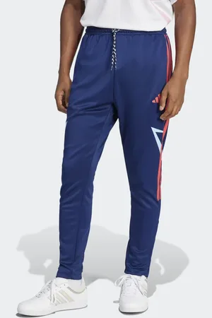 adidas – House of Tiro Nations – Trainingshose in Dunkelblau, Glow Blue und Semi