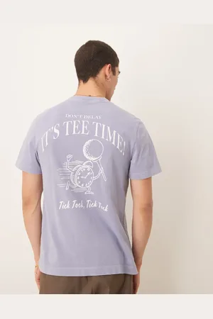 Abercrombie & Fitch – Klassisches T-Shirt in mit Motivprint am Rücken