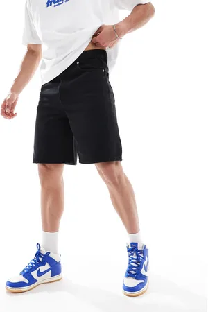 Only & Sons – Weite Jeansshorts in