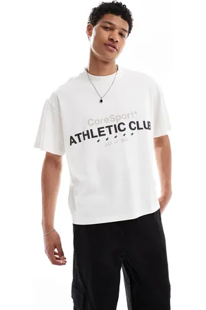 JACK & JONES – Cropped-T-Shirt in Boxy-Passform in mit Print auf der Vorderseite