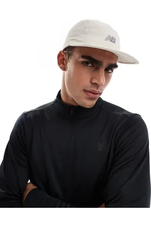 New Balance – Sportliche 5-Panel-Kappe in Wollweiß