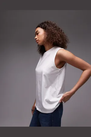 ARKET – T-Shirt-Oberteil aus Jersey in mit Flügelärmeln