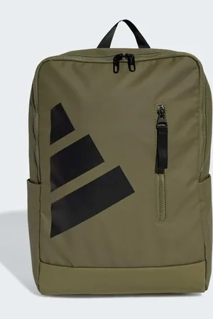 adidas – Back-to-University –Rucksack in Olive Strata und Schwarz