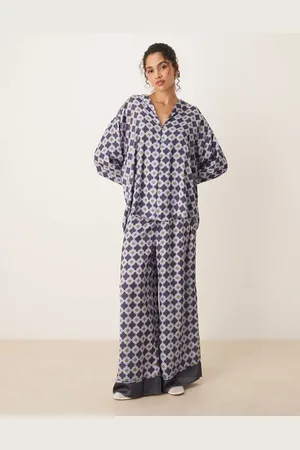 Free People – Dreamy Days – Pyjamaset in Marineblau-Kombi