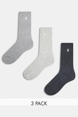 Ralph Lauren – Mehrfarbige Socken im 2-Pack