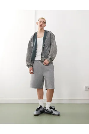Weekday – Simon – Shorts aus Scuba-Jersey in meliertem