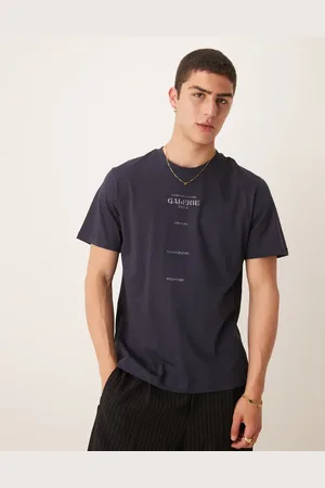 MANGO – Schwarzes T-Shirt mit Grafik
