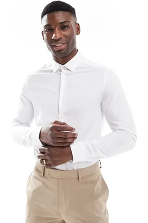 ASOS – Elegantes Hemd in mit Struktur und normaler Passform