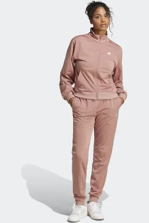 adidas – Essentials – Feel Cozy – Trainingsanzug in Warm Clay