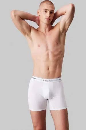 Calvin Klein – Icon Cotton Stretch – 5er-Pack eng geschnittene Boxershorts in /Weiß/Grau