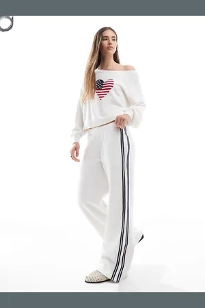 Hollister – Jogginghose in mit mittelhohem Bund und weitem Bein