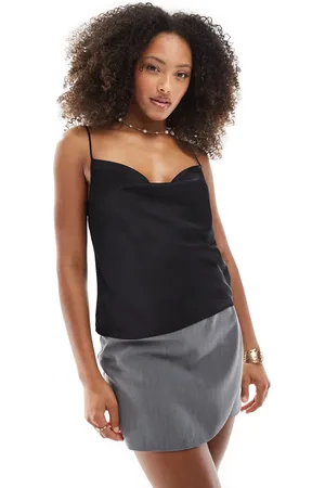 Stradivarius – Drapiertes Camisole-Oberteil in