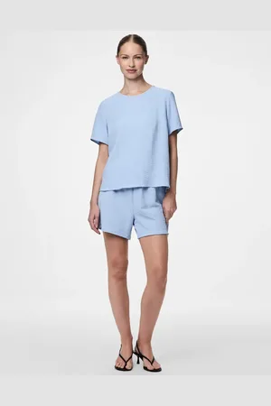 Pieces® – Shorts in Hellblau