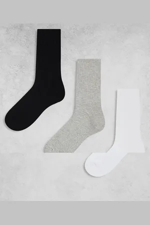 Cotton On Cotton On – 3er-Pack Socken in Schwarz, Weiß und Grau