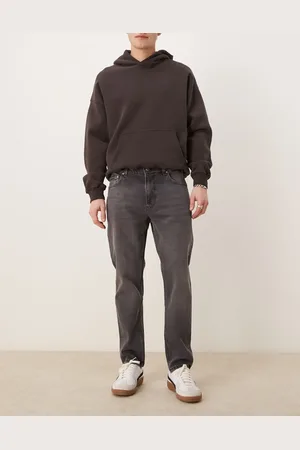 Calvin Klein – Dad-Jeans in schwarzer Waschung