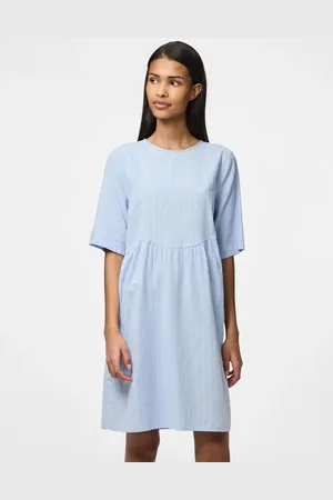 Pieces® – Minikleid in Hellblau